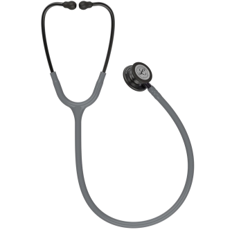 3M™ Littmann® Classic III™ Stetoskop 5873, Duman Gövde, Menekşe-Gri Sap, Gri Hortum