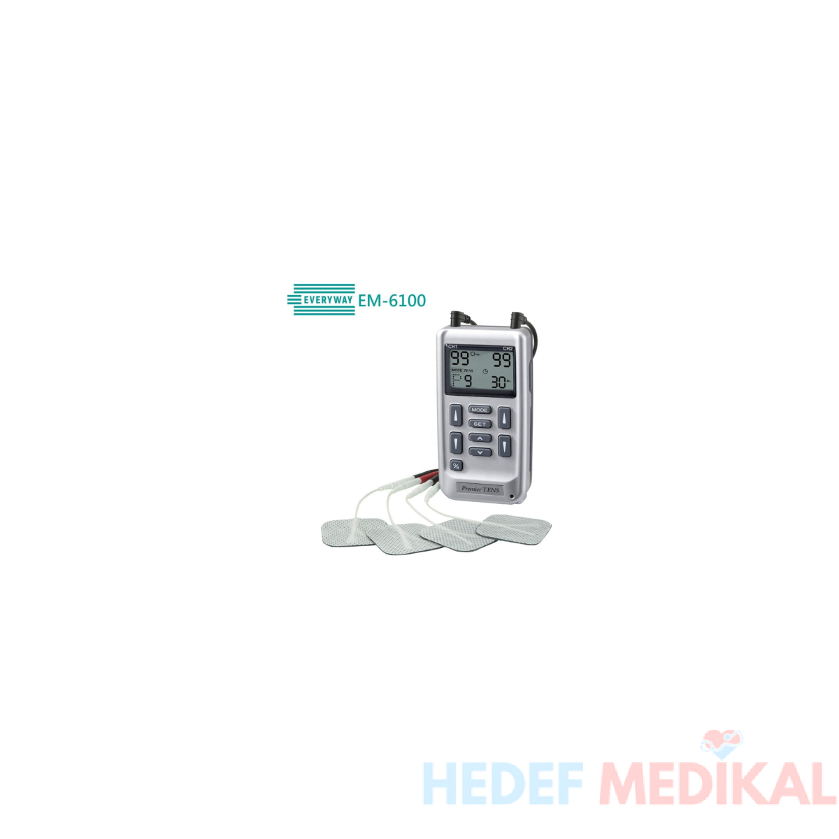 2 Kanallı Tens Cihazı EM6100 - Görsel 1