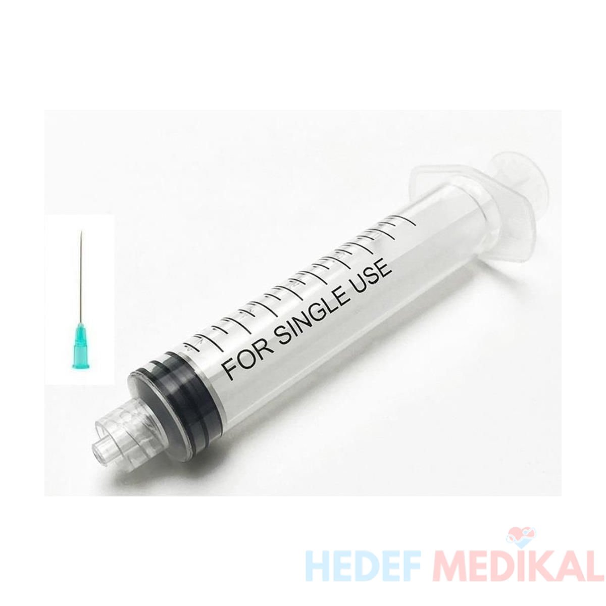 Ayset Şırınga Steril Yeşil Uçlu 10 Ml - Görsel 1