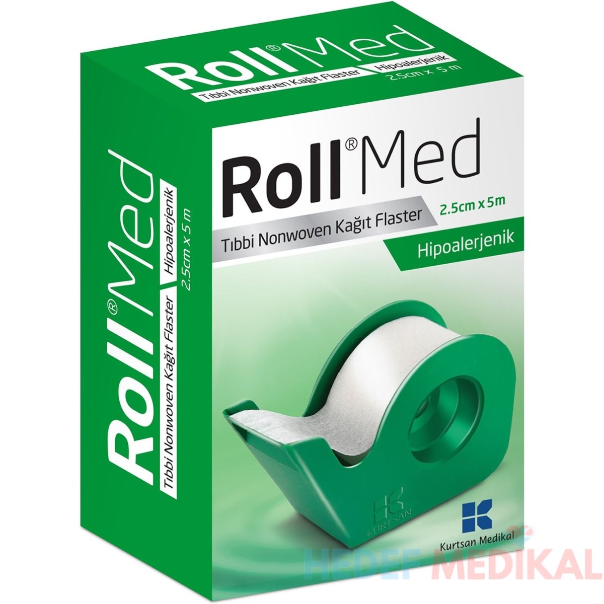 Rollmed 2,5x5 Hipoalerjenik Kağit Flaster - Görsel 1