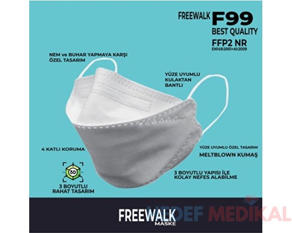 Free Walk F99 Maske 1 Adet