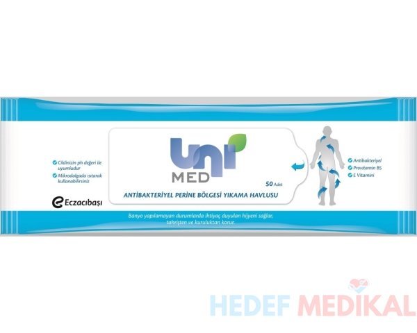 Unimed Perine Temizleme Havlusu 50 adet