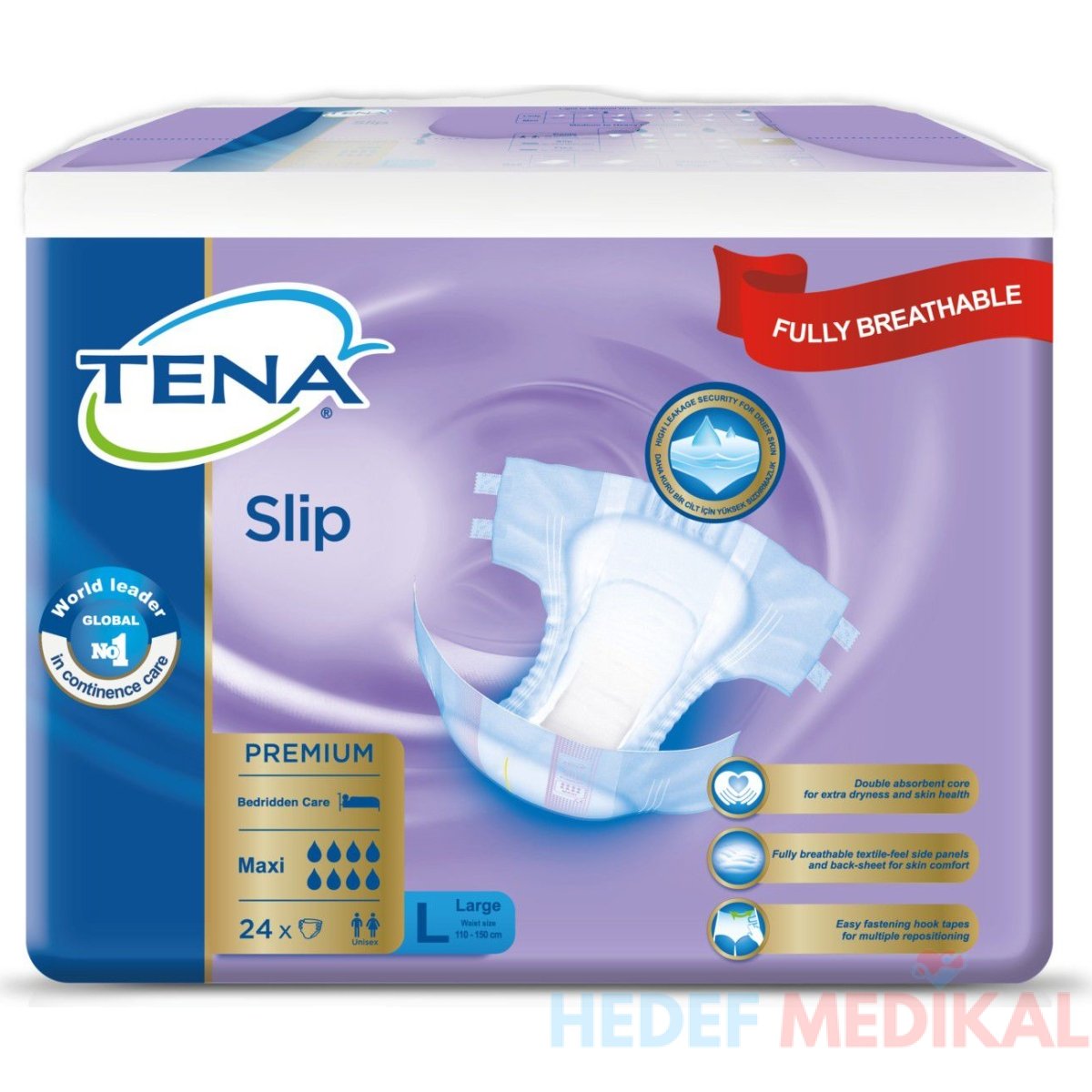 Tena 8 Damla Bağlama Bezi L - Görsel 1