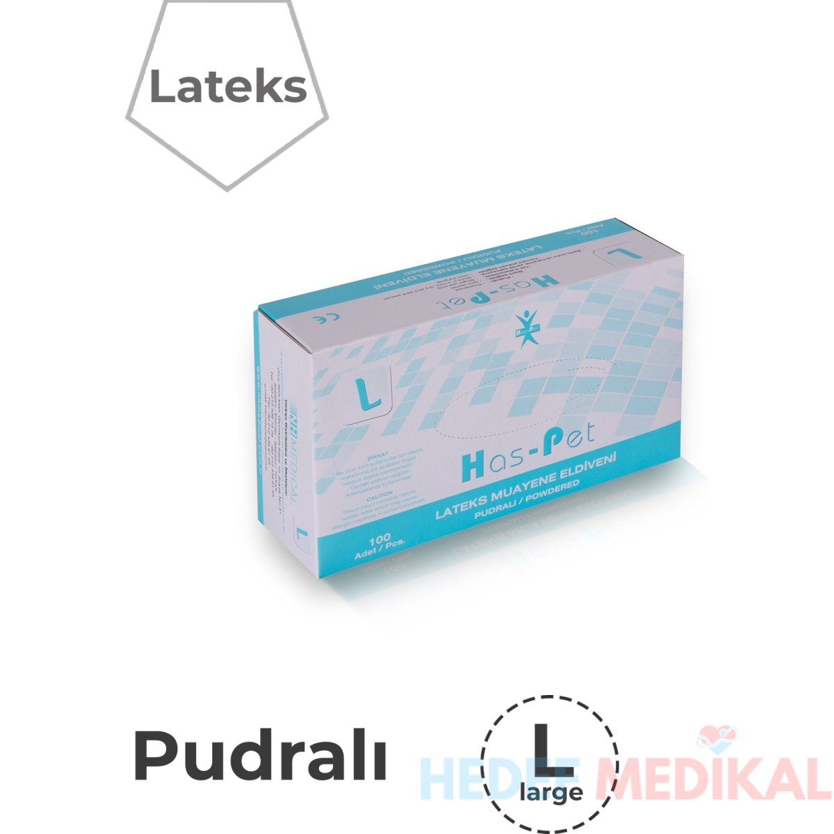 Haspet Pudralı L Beden Eldiven - Görsel 3