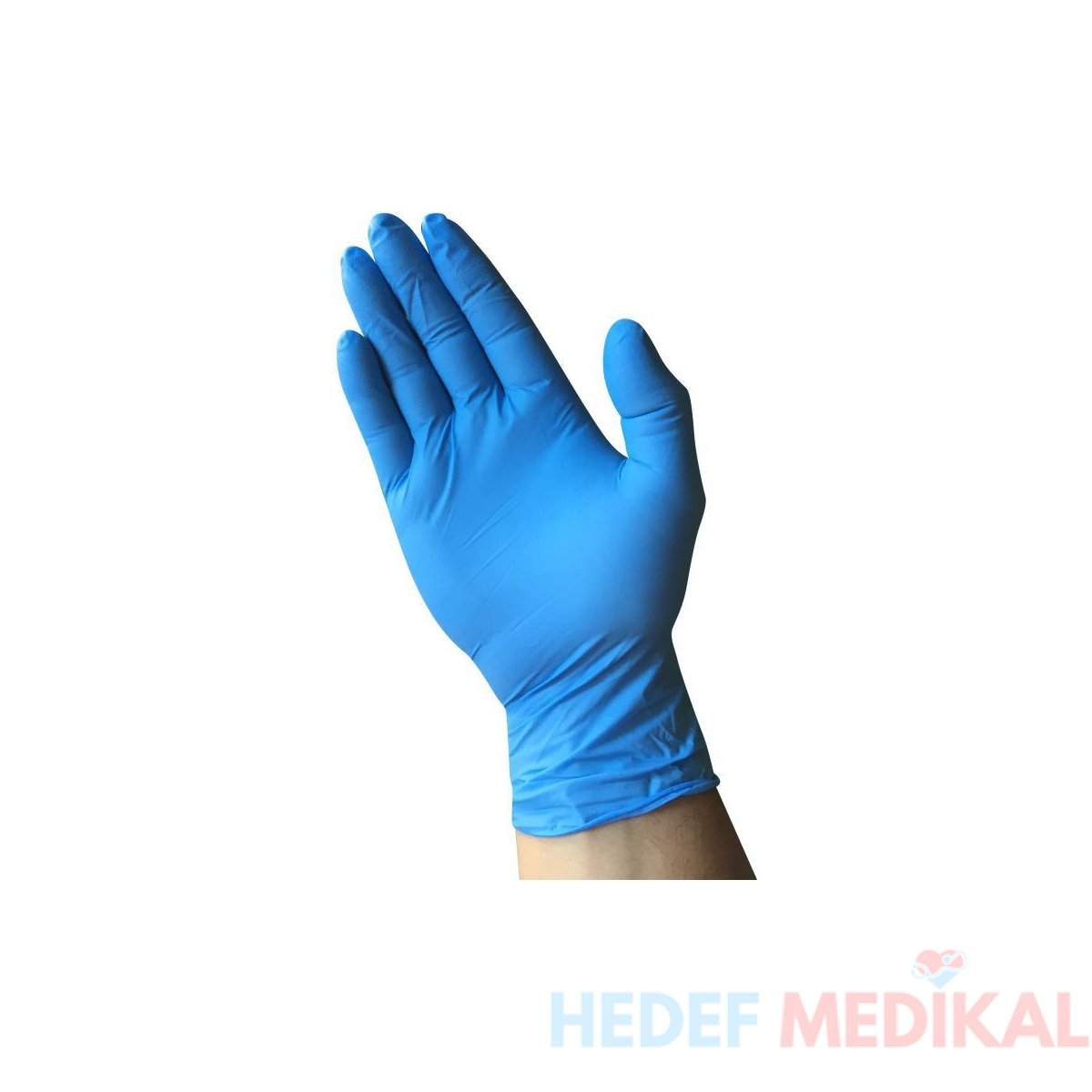 Haspet Mavi Nitril Pudrasiz M 100 Adet Eldiven - Görsel 2