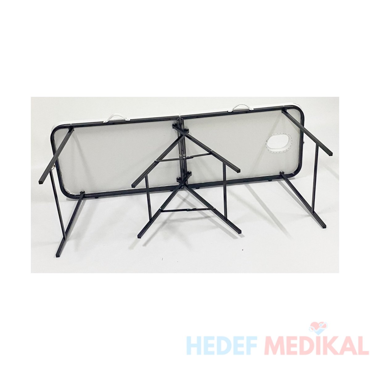 HEDEF Beyaz Çanta Tipi Masaj Masası - Görsel 1