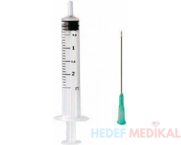 Ayset Şiringa Steri·l Yeşi·l Uçlu 50ml