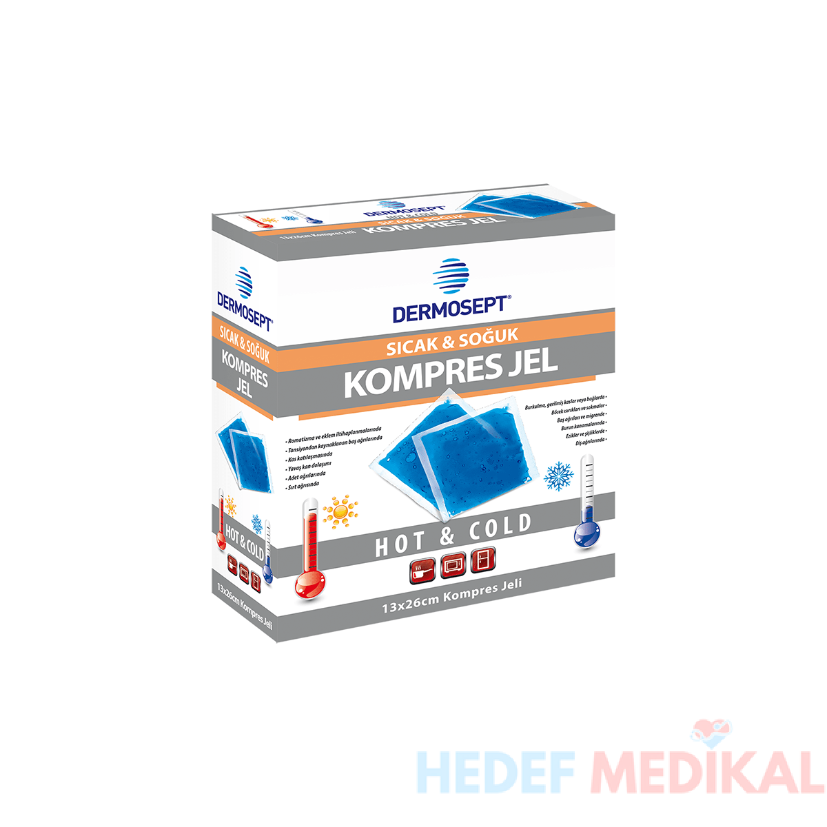 Dermosept Kompres Jel 13x26 - Görsel 1