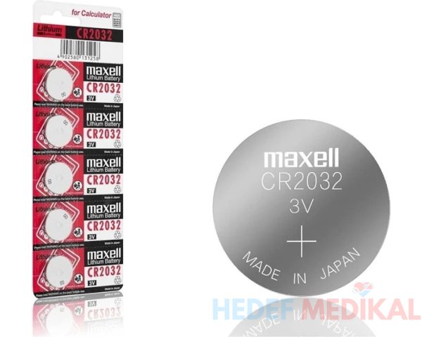 Maxell Lithium CR2032 Düğme Pil 1 adet