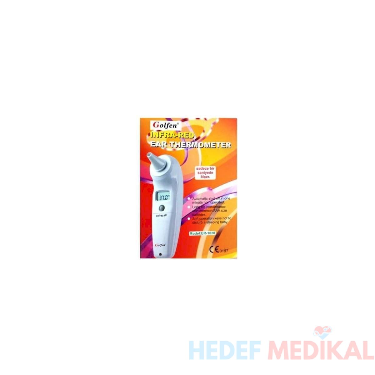 Golfen ER-1020 Kulak İçi Ateş Ölçer - Görsel 1