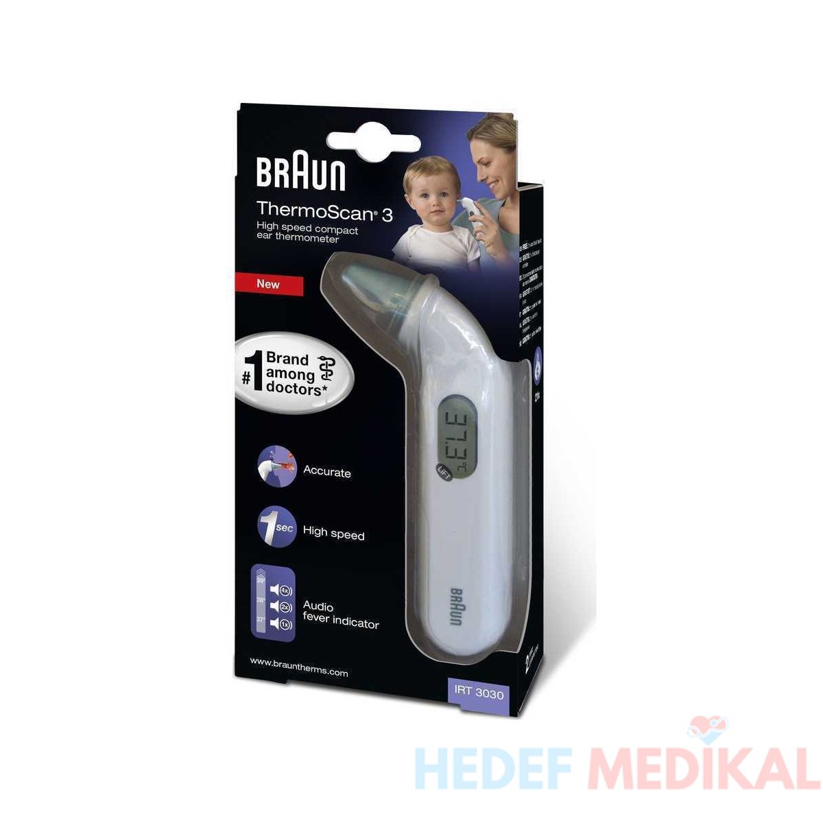Braun IRT3030 Kulaktan Ateş Ölçer - Görsel 4