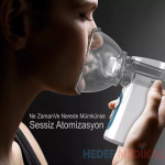 Freely UN300 Taşınabilir Mesh Nebulizatör BATARYALI - Görsel 3