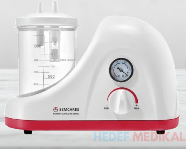 Semcares H003-C Cerrahi Aspiratör Cihazı 1L