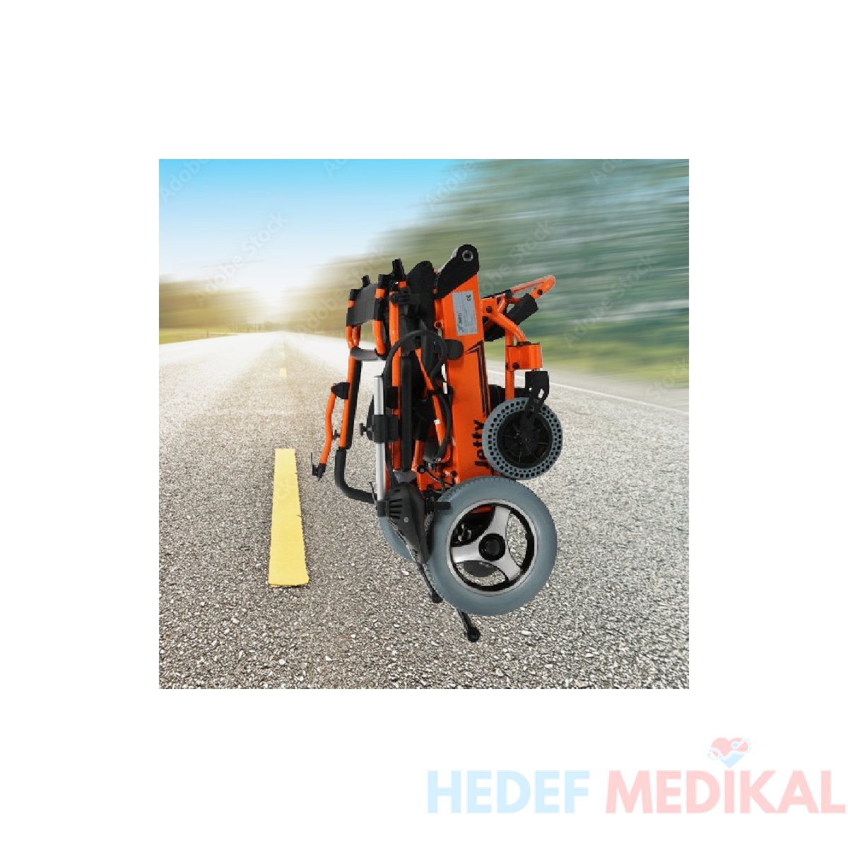 JT-311 Standart Akülü Tekerlekli Sandalye - Görsel 1