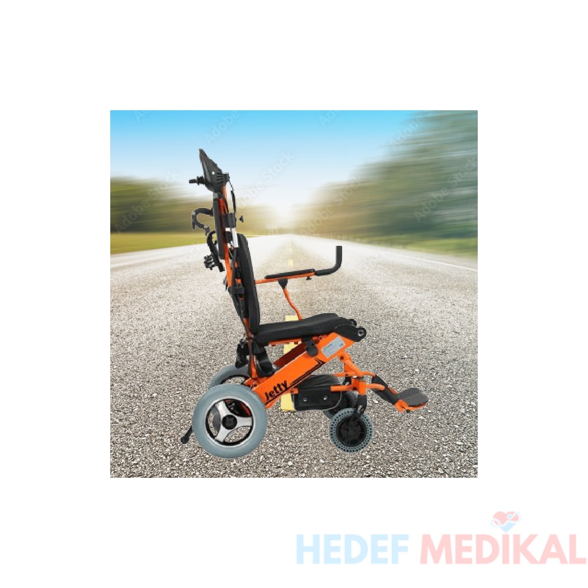 JT-311 Standart Akülü Tekerlekli Sandalye - Görsel 2
