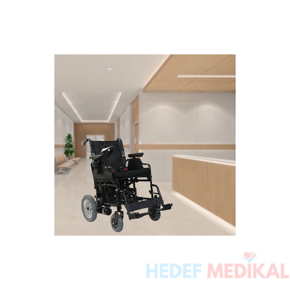 JT-W111A Standart Akülü Tekerlekli Sandalye - Görsel 4