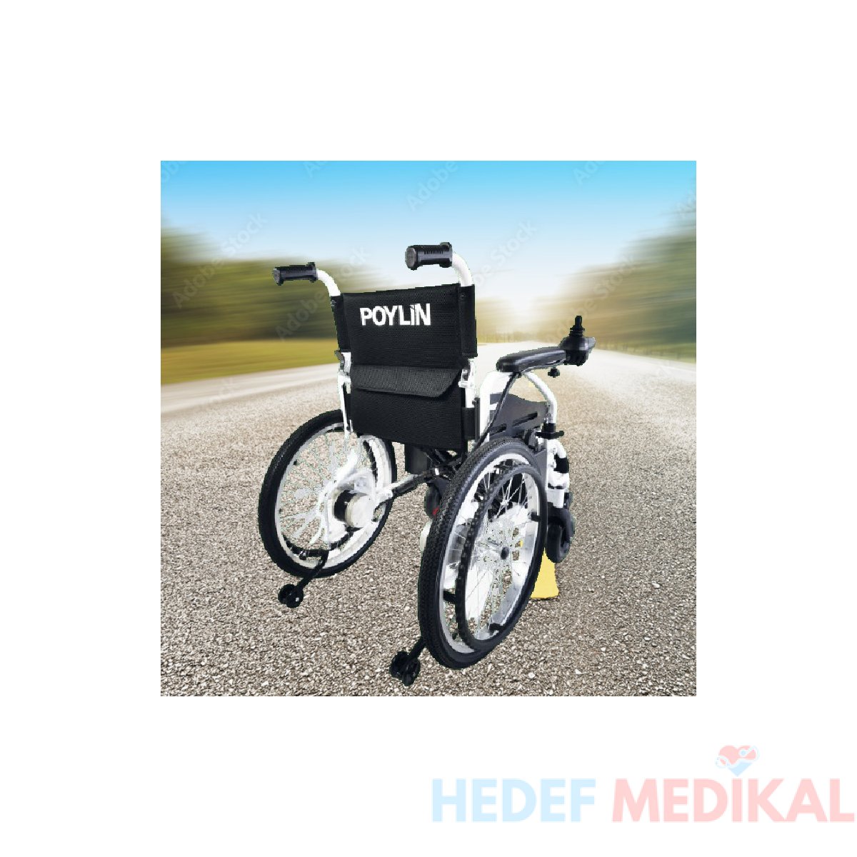 Poylin P200E Ekonomik Katlanabilir Akülü Sandalye - Görsel 1