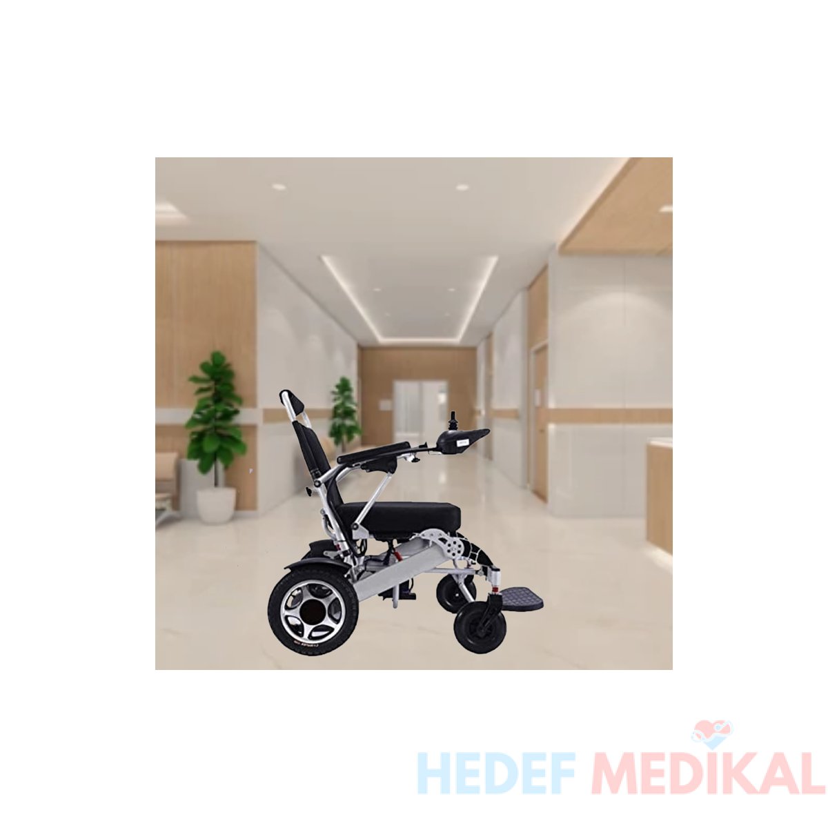 Pulsemed Hg-w630 Auto Kendiliğinden Katlanabilir Özellikli Uzaktan Kumandalı Akülü Sandalye - Görsel 1