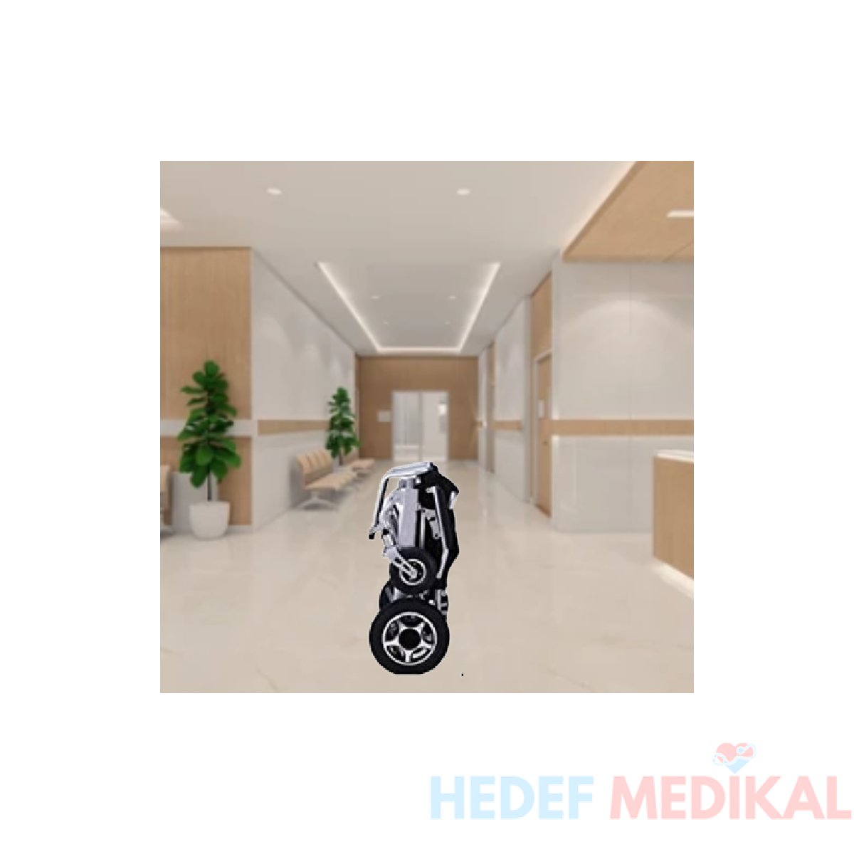 Pulsemed Hg-w630 Auto Kendiliğinden Katlanabilir Özellikli Uzaktan Kumandalı Akülü Sandalye - Görsel 2