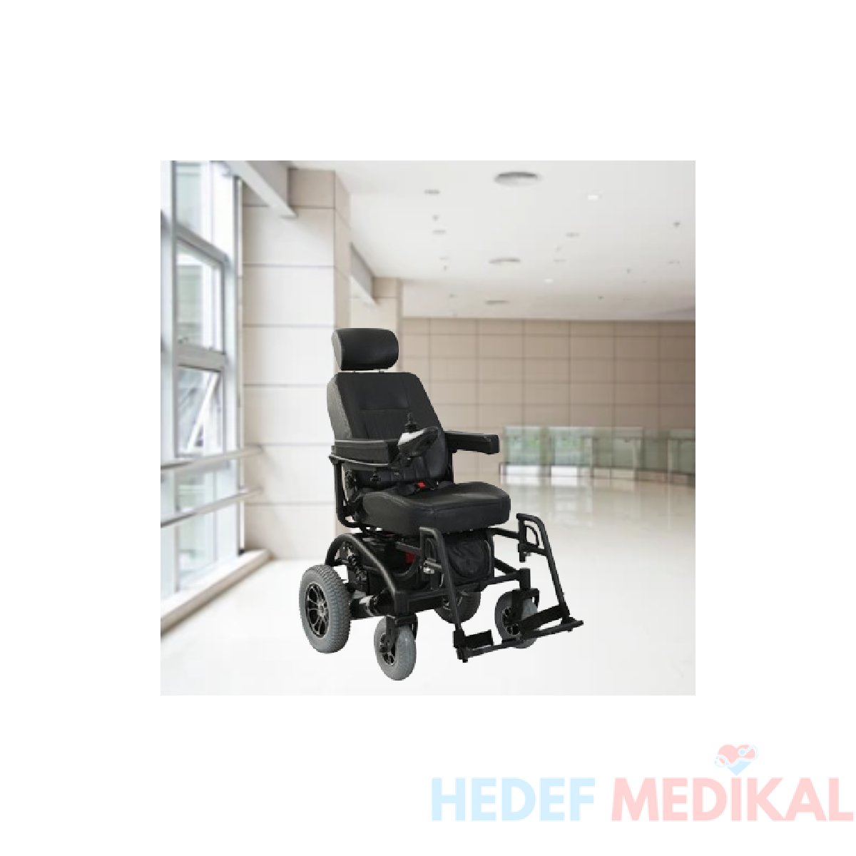 S190 Standart Akülü Tekerlekli Sandalye - Görsel 1