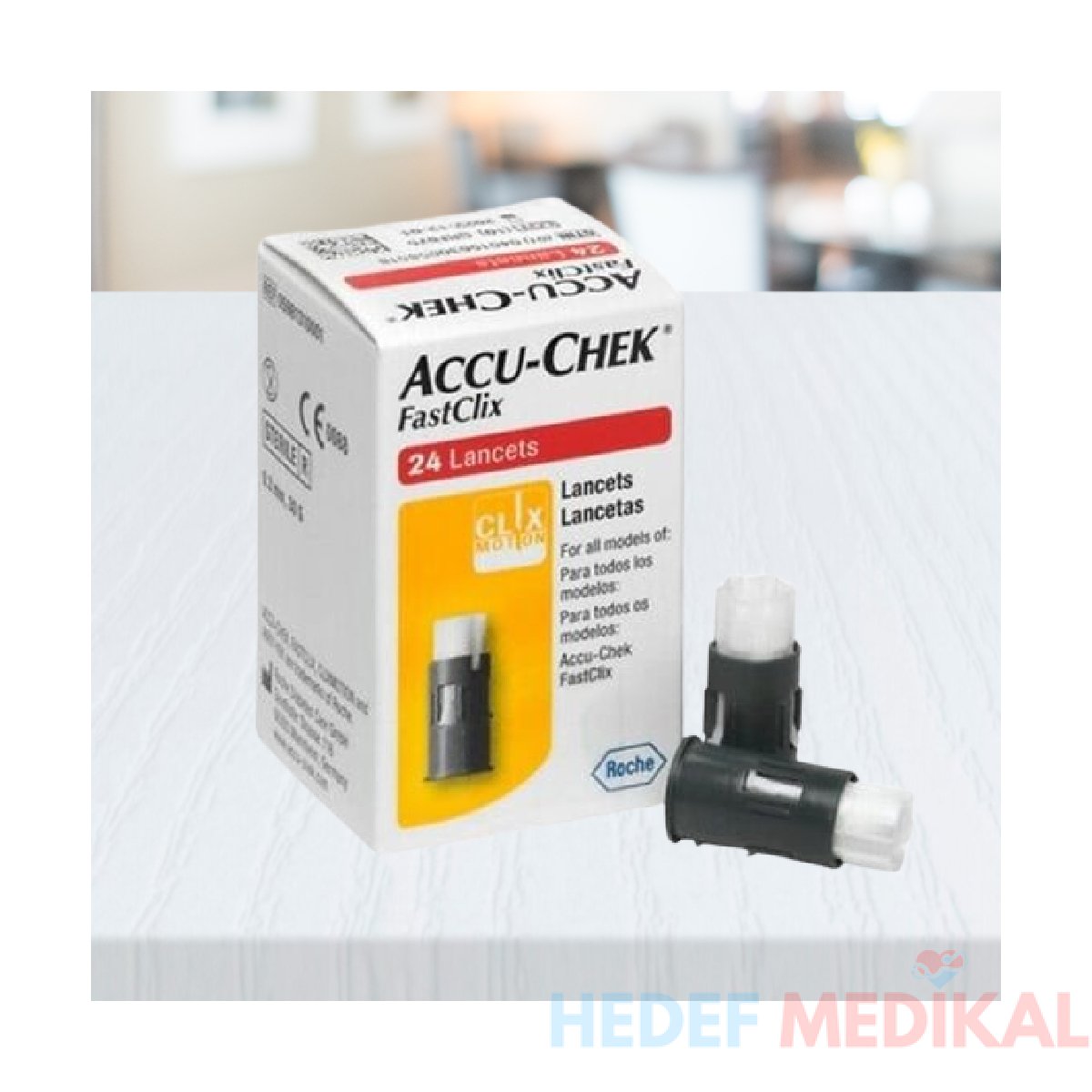 Accu-chek Fastclix Lanset (24) - Görsel 1