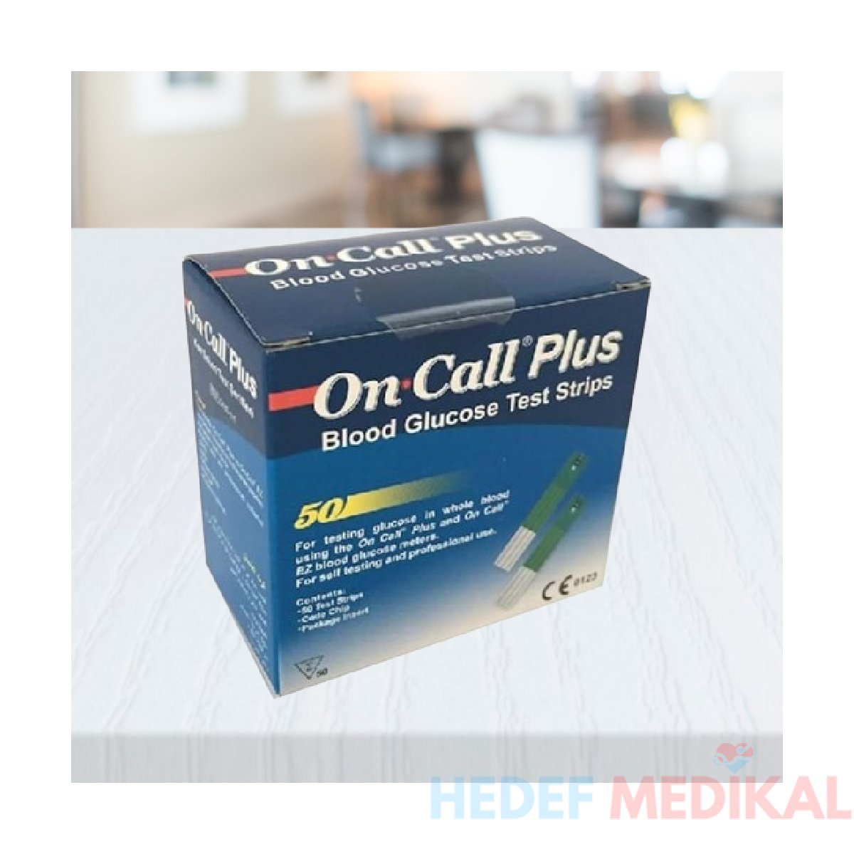 On Call Plus Şeker Ölçüm Stribi 50li - Görsel 1