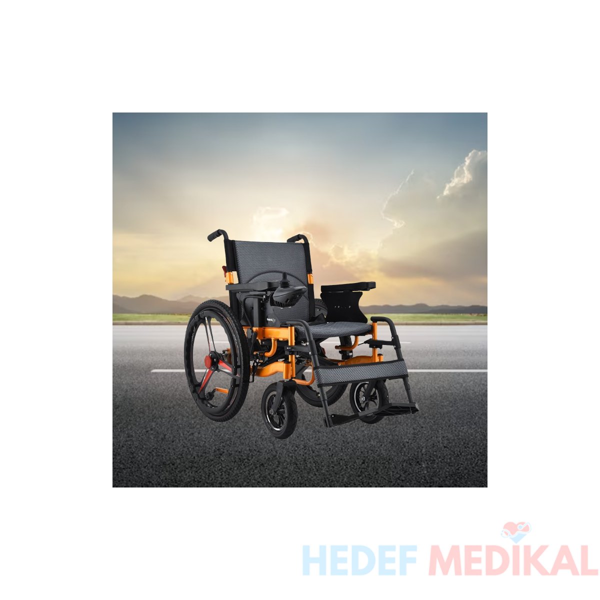 Respirox BC-EA8009 Akülü Tekerlekli Sandalye - Görsel 3