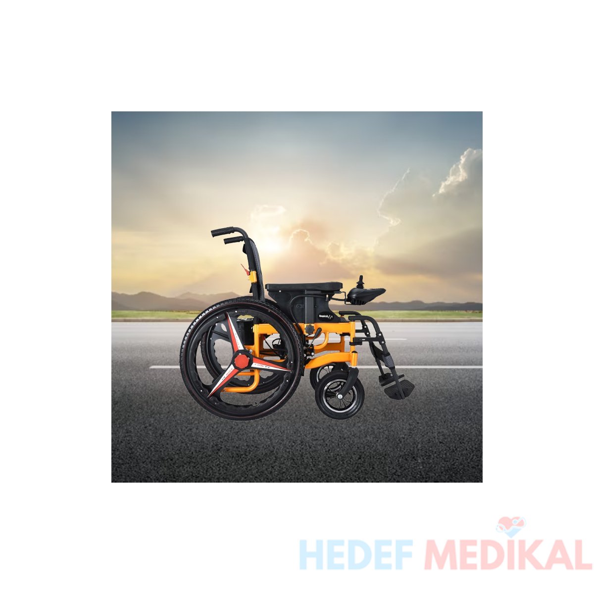 Respirox BC-EA8009 Akülü Tekerlekli Sandalye - Görsel 2