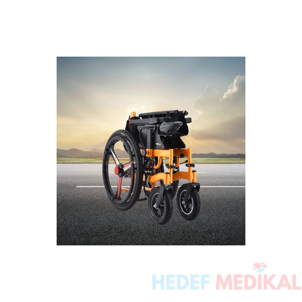 Respirox BC-EA8009 Akülü Tekerlekli Sandalye - Görsel 4
