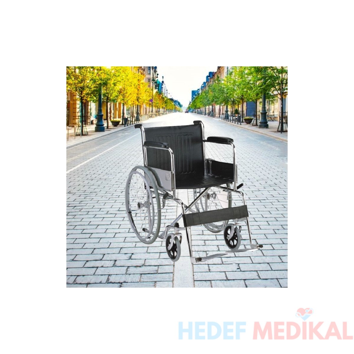 Freely AS809 Manuel Tekerlekli Sandalye - Görsel 1