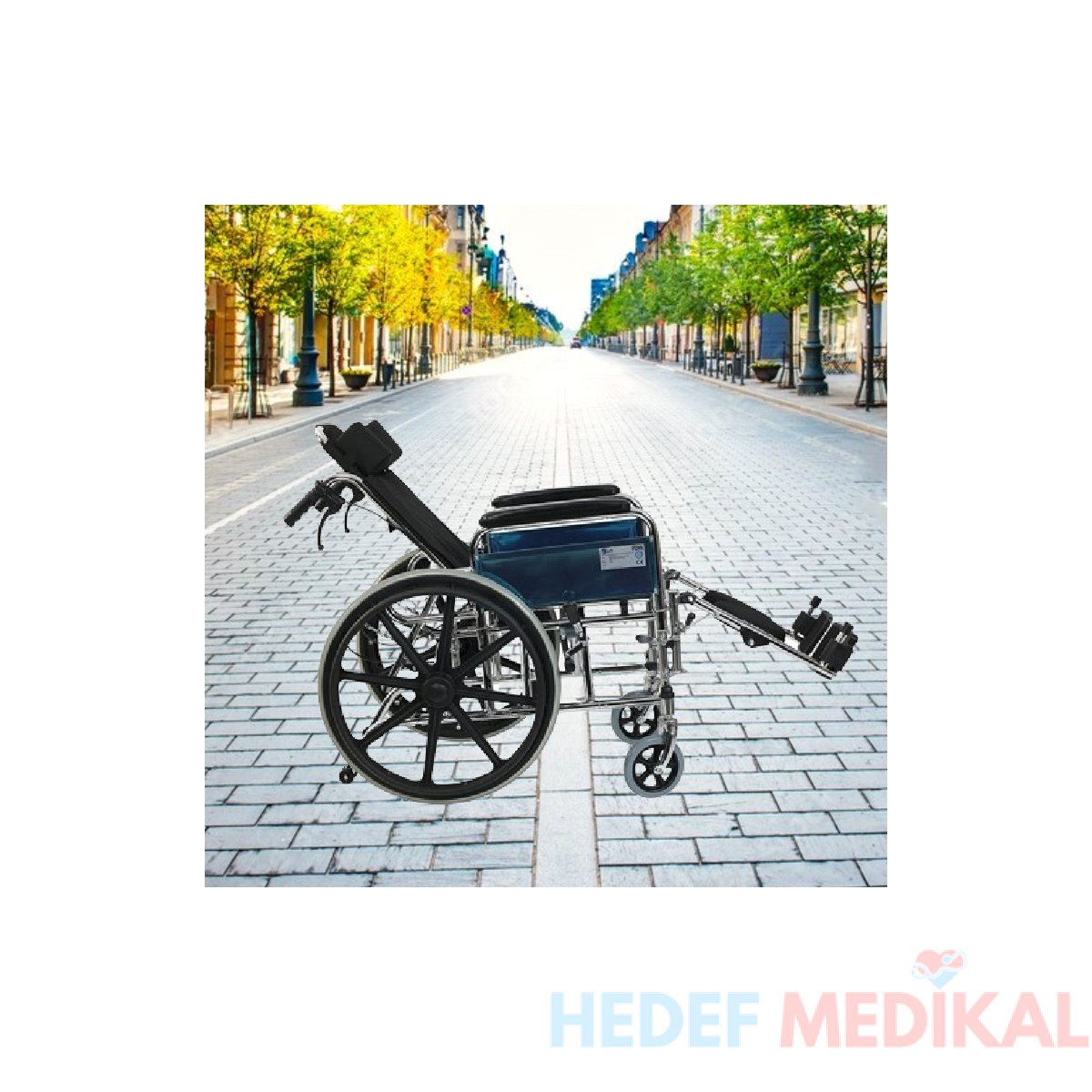 G124C Multi Fonksiyonel Pediatrik Tekerlekli Sandalye - Görsel 1