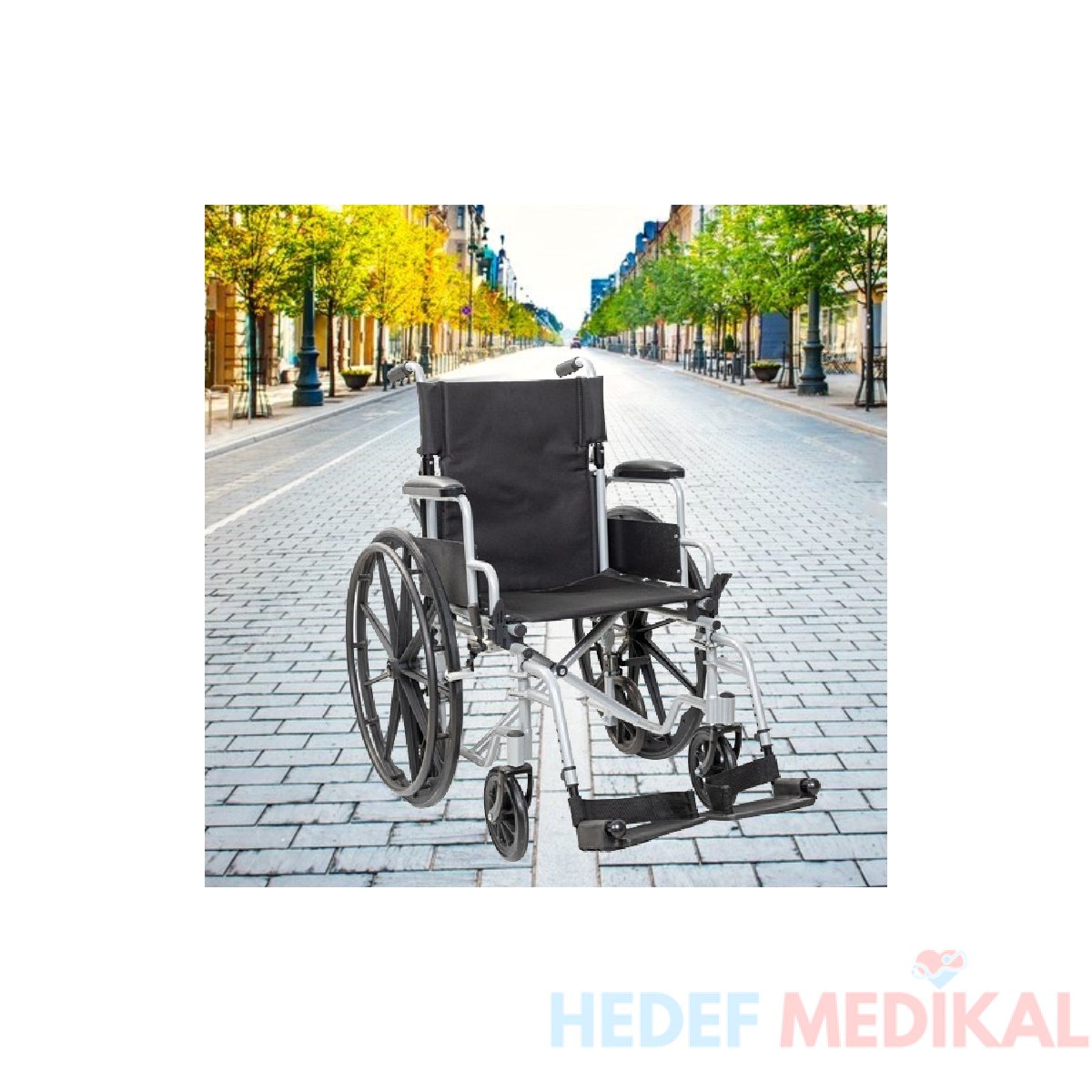 G630 Standart Manuel Tekerlekli Sandalye - Görsel 1