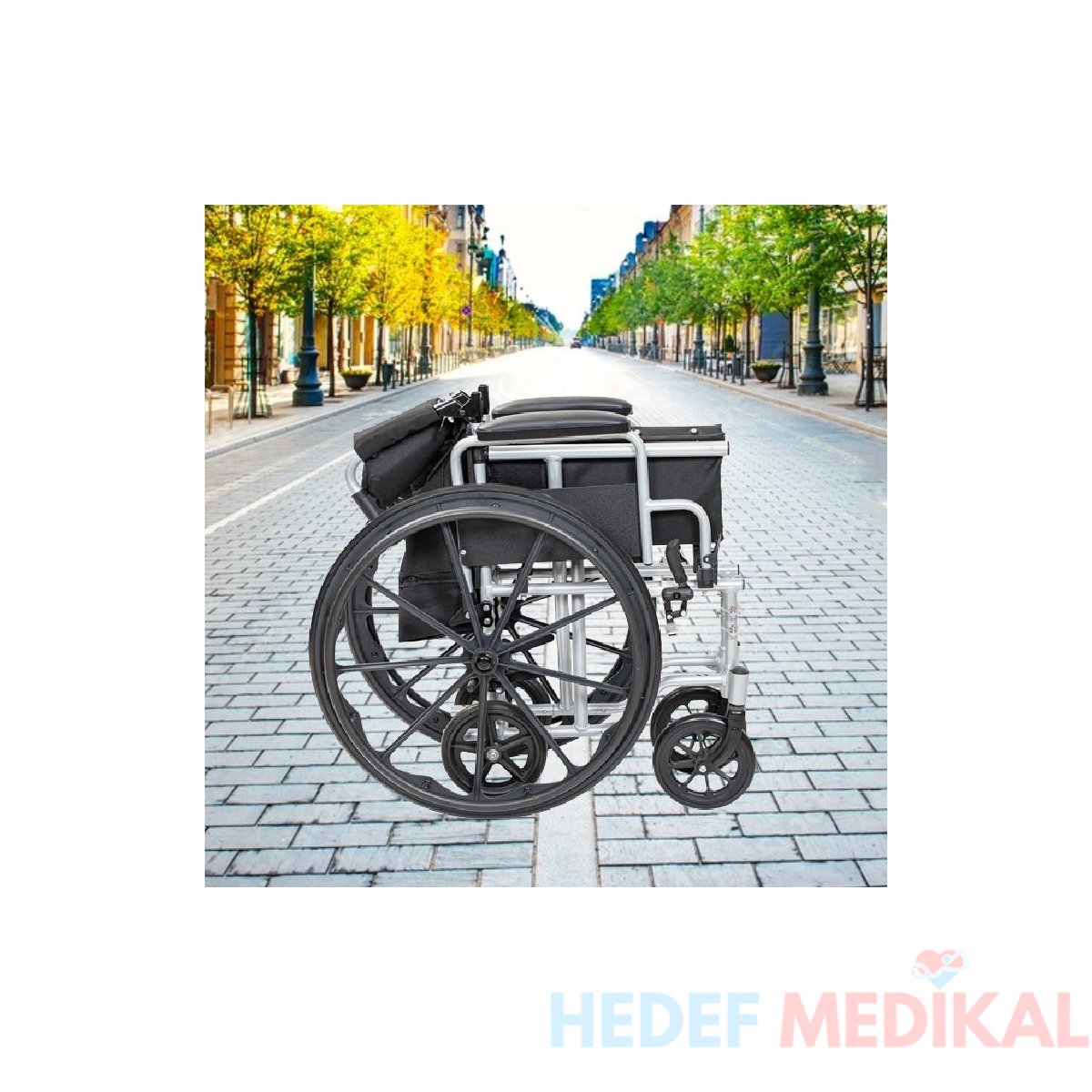 G630 Standart Manuel Tekerlekli Sandalye - Görsel 5