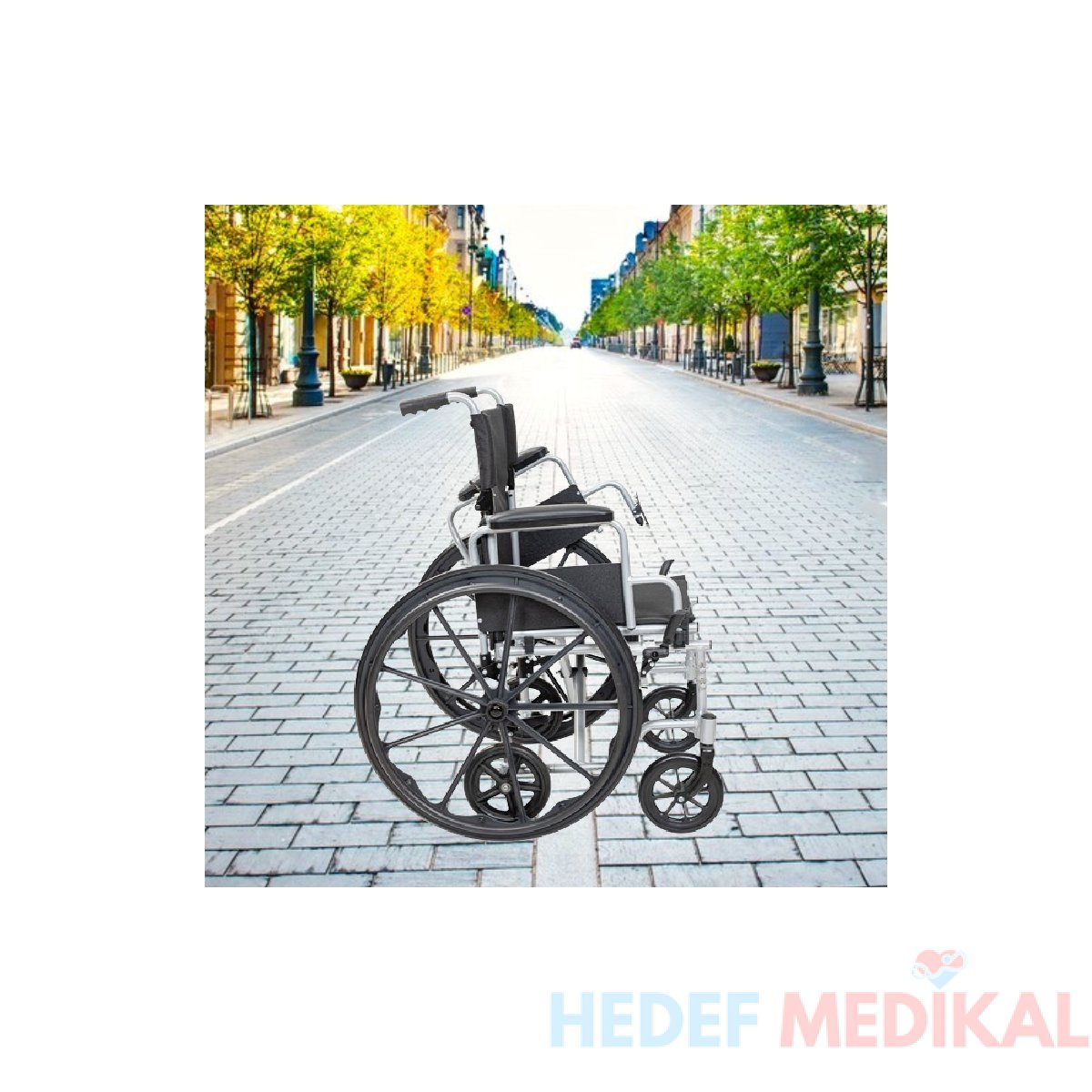 G630 Standart Manuel Tekerlekli Sandalye - Görsel 3