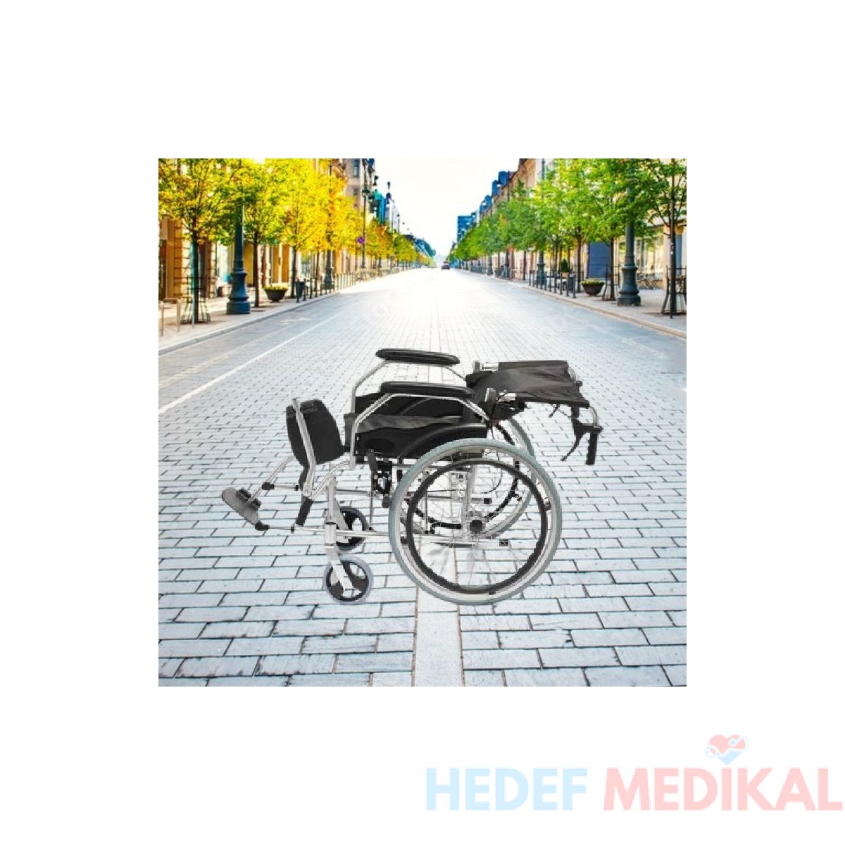 Leo 165a Tekerlekli Sandelye - Görsel 3