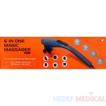 Magic Massager 6 Başlıklı Masaj Aleti