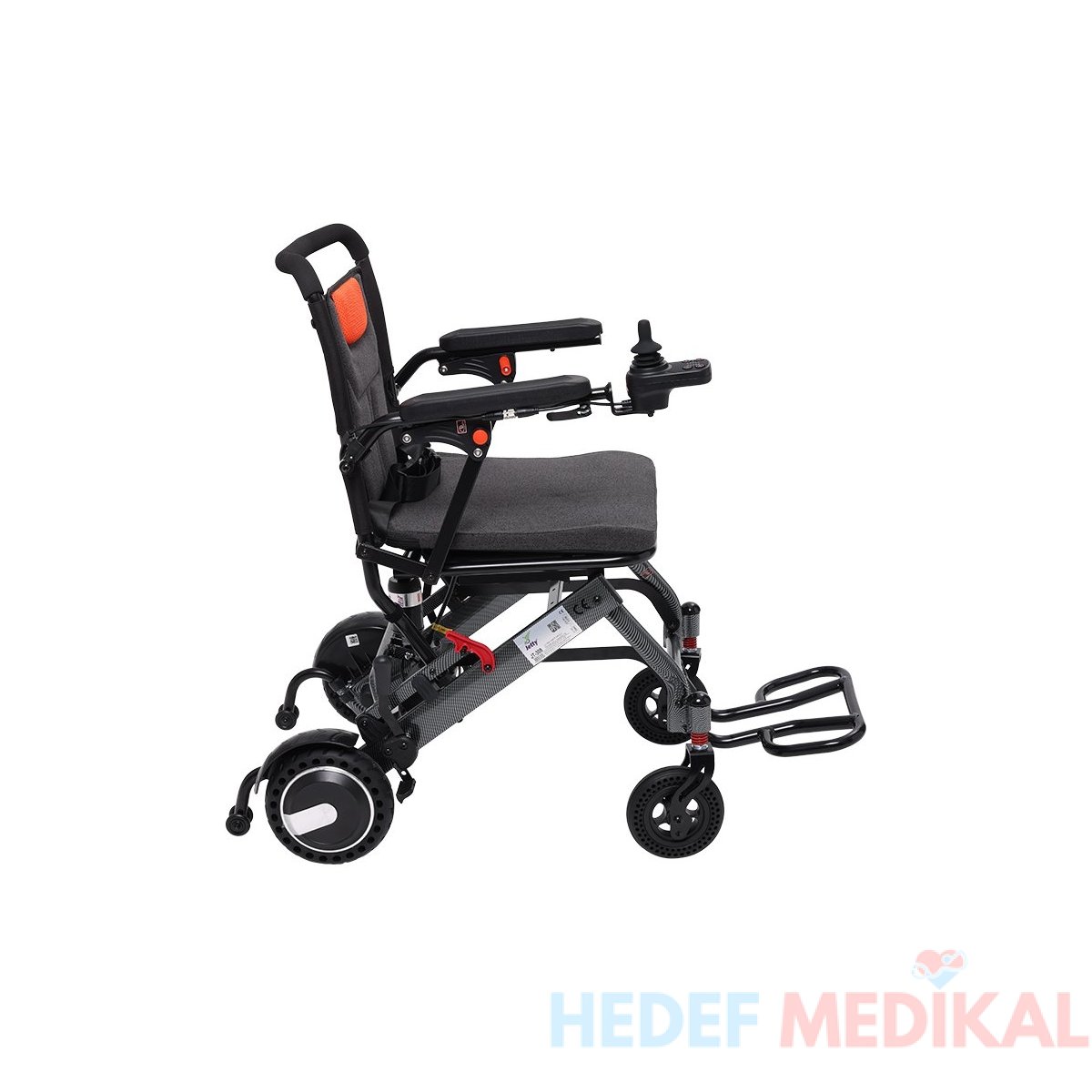 JT-308 Hafif Akülü Tekerlekli Sandalye - Görsel 1