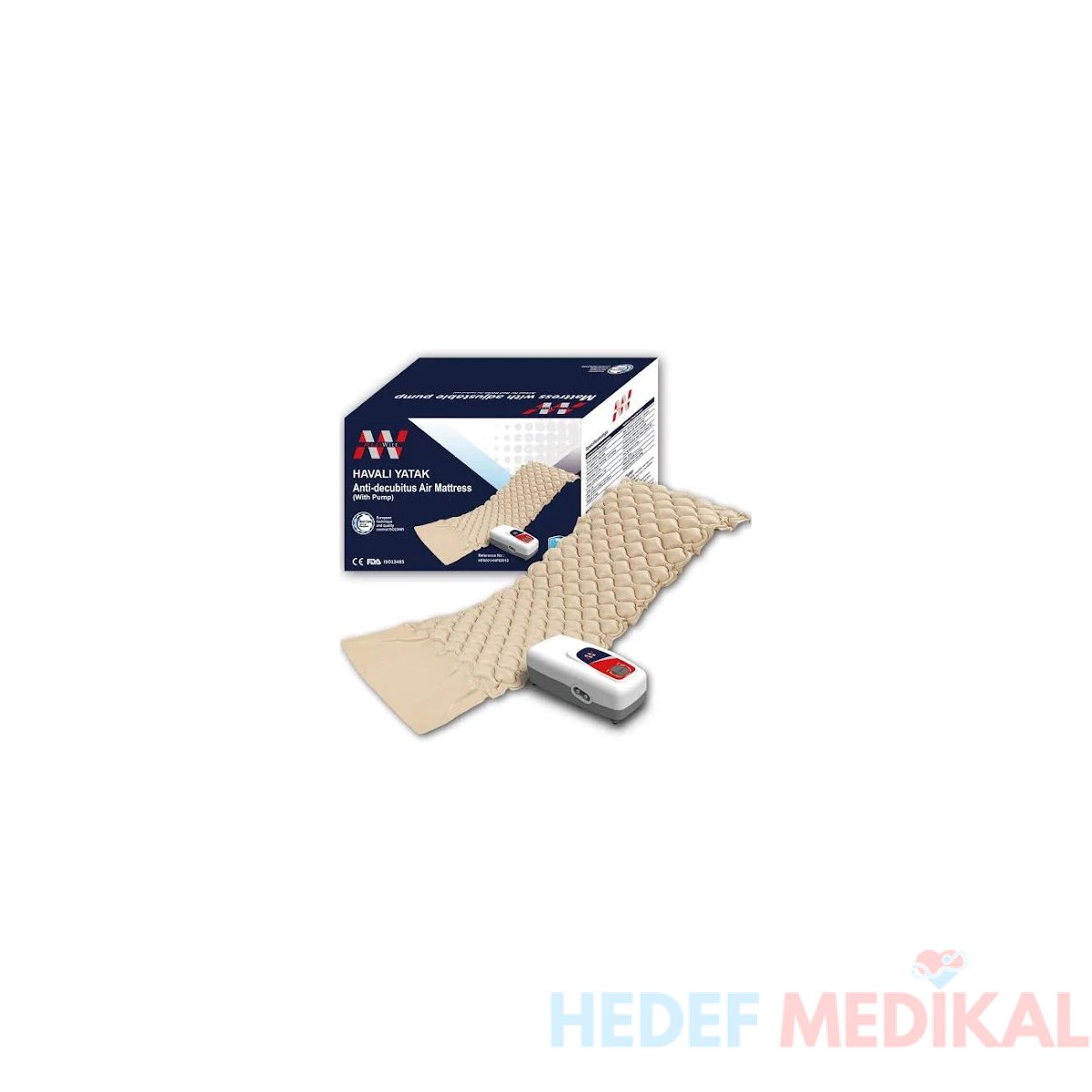 MediWitt Havalı Yatak Baklava Tipi Şişme Hasta Yatağı - Görsel 1