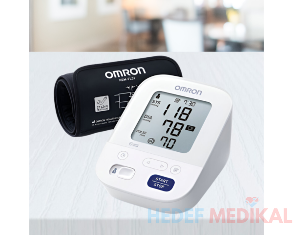 Omron M3 Comfort Tansiyon Aleti + Hediye (Smartlab Tens Aleti) Kampanya