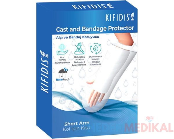 2250 Kifidis Silikon Girişli Alçı ve Bandaj Koruyucu (Kol için Kısa) STD
