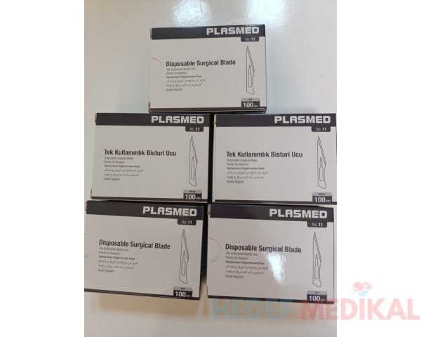 Plasmed Steril Bisturi Ucu No:15 (100 Adet) 1 Kutu
