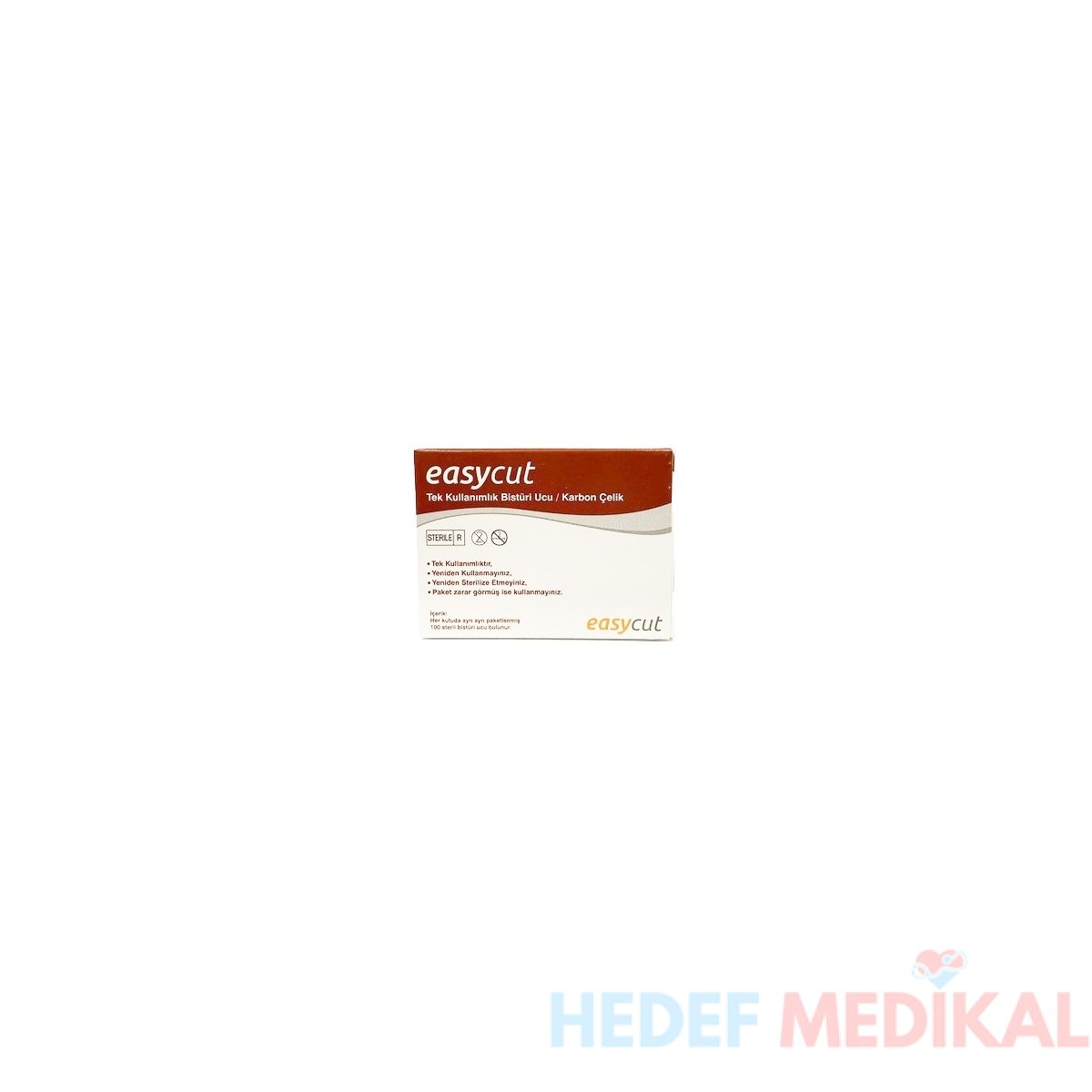 Easycut Steril Bisturi Ucu No:11 (100 Adet) 1 Kutu - Görsel 1