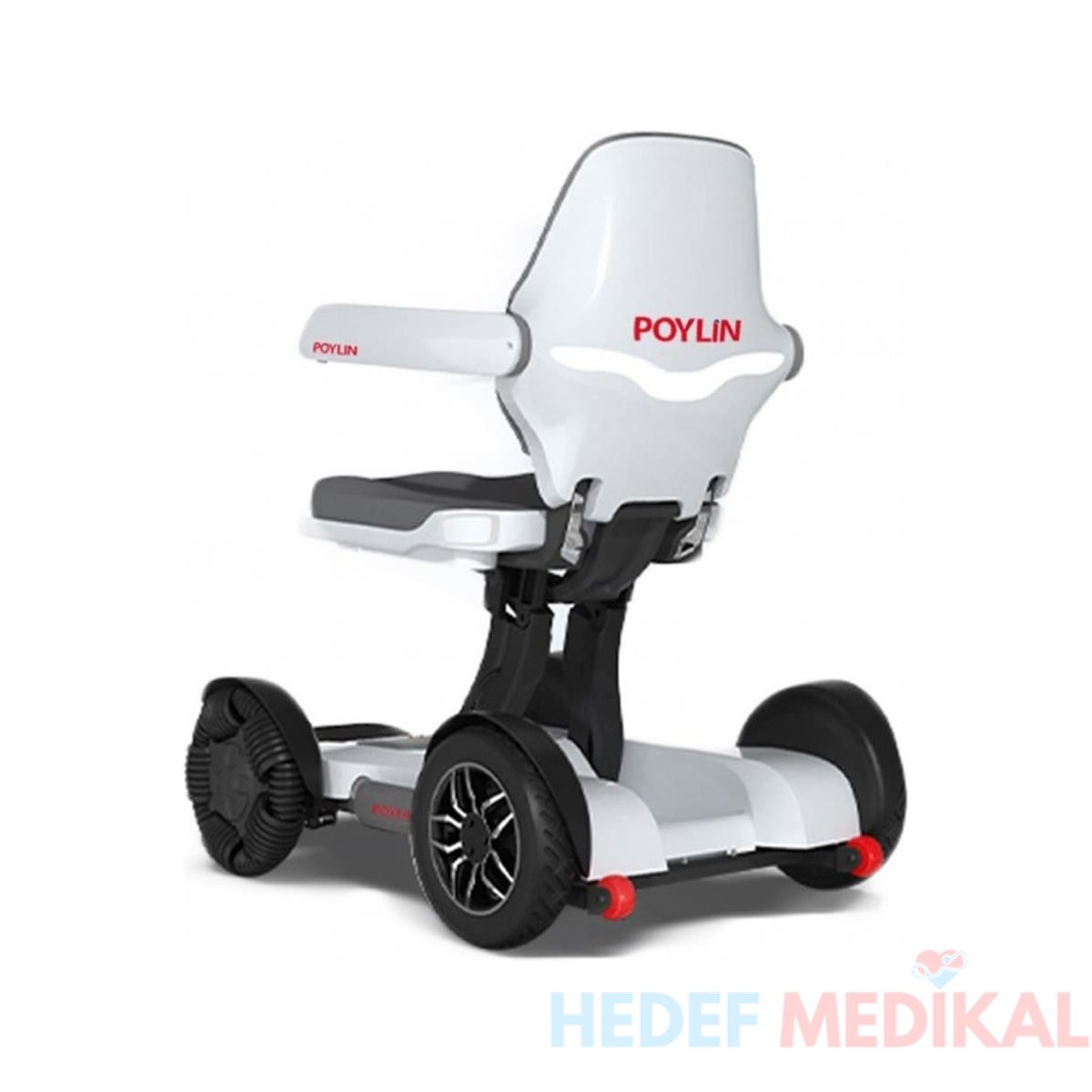 Poylin P210 Robotics Ultra Hafif Katlanabilir Akülü Tekerlekli Sandalye - Görsel 5