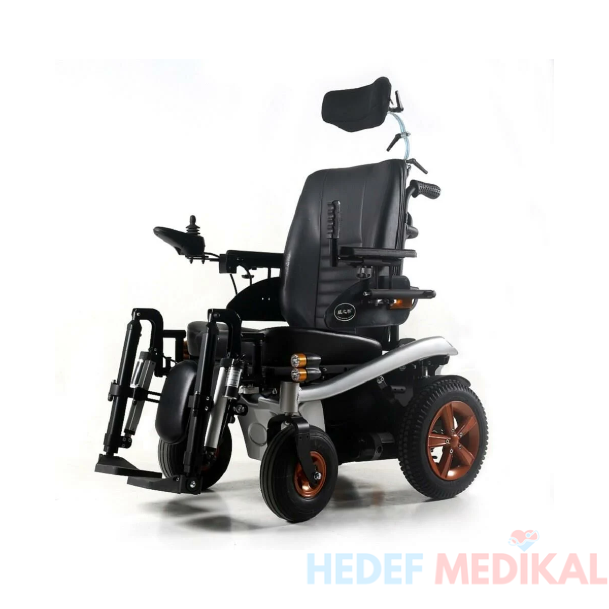Poylin P288 Elektrikli Ayak Kalkar ve Sırt Yatar Akülü Sandalye - Görsel 3