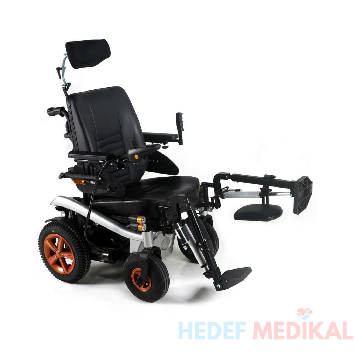 Poylin P288 Elektrikli Ayak Kalkar ve Sırt Yatar Akülü Sandalye - Görsel 1