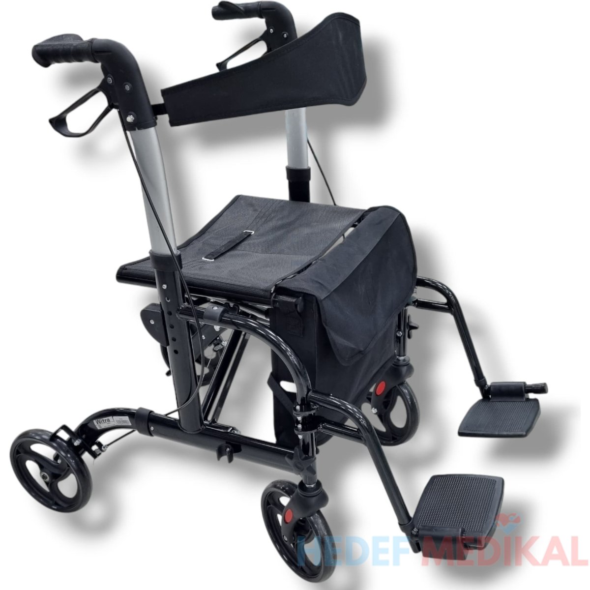 Witra W503-L Pedallı Çok Fonksiyonlu Rolatör Walker Yürüteç - Görsel 1