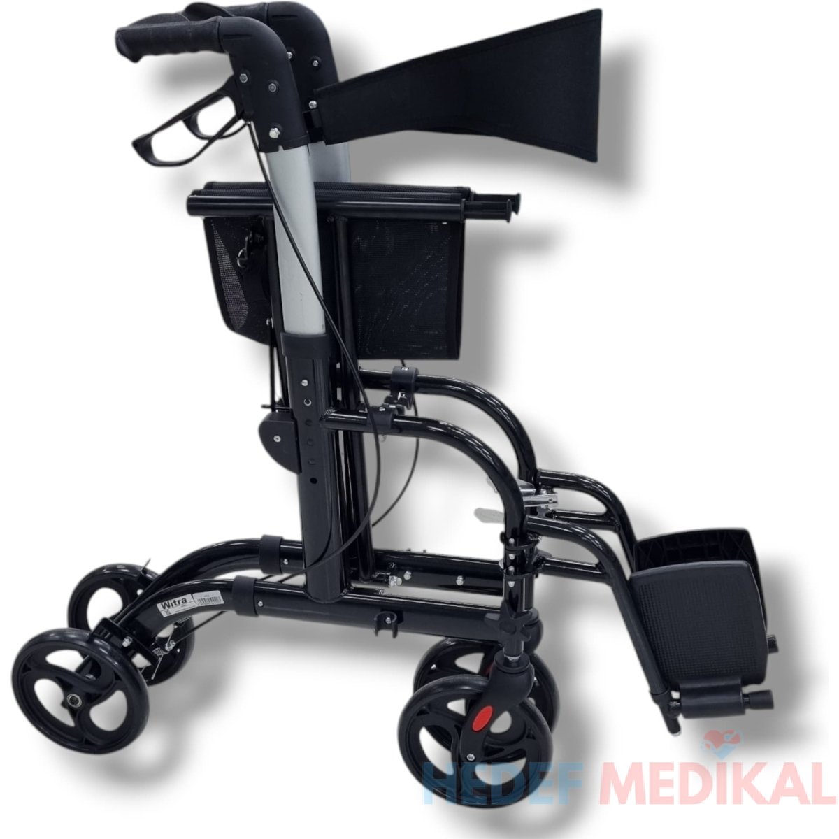 Witra W503-L Pedallı Çok Fonksiyonlu Rolatör Walker Yürüteç - Görsel 4