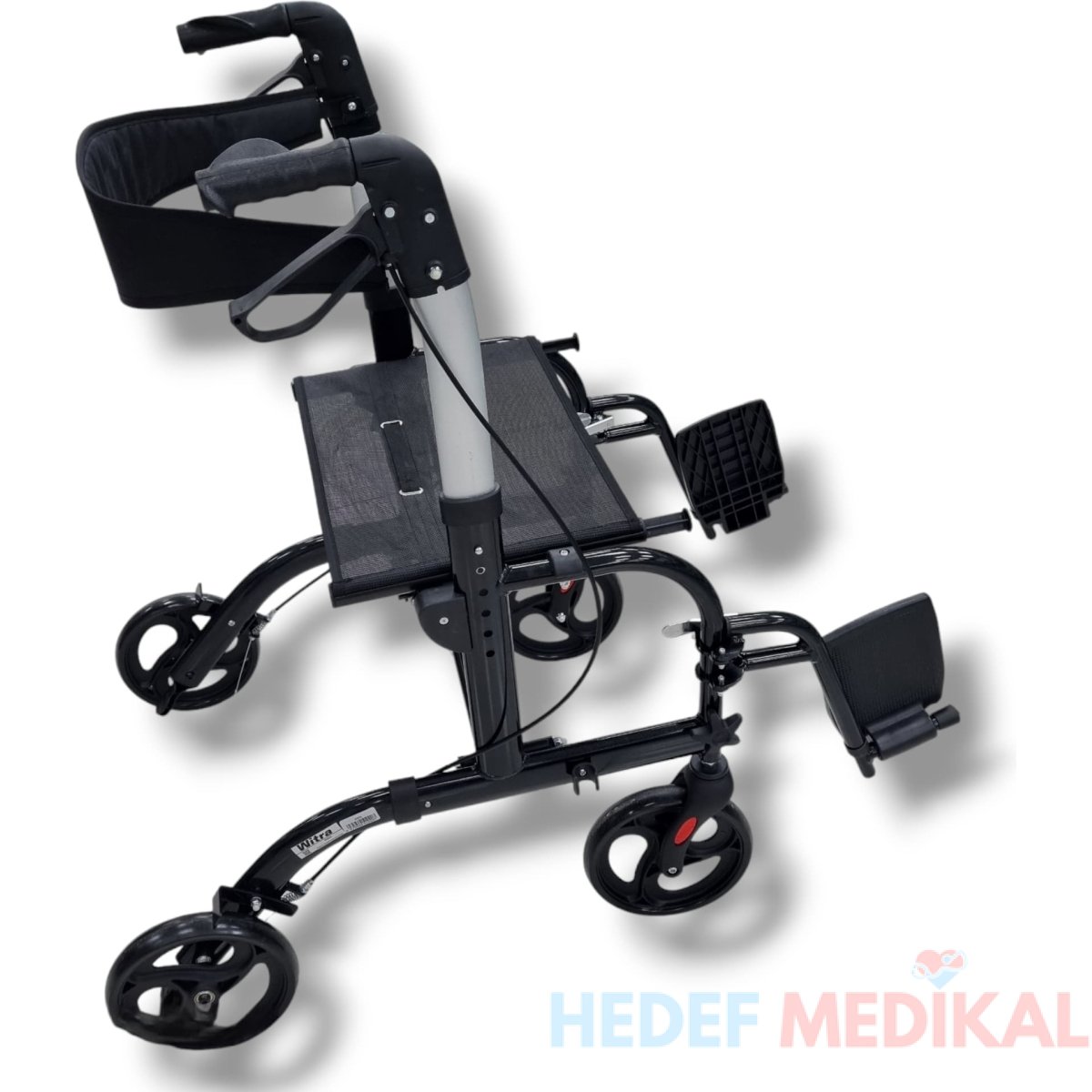 Witra W503-L Pedallı Çok Fonksiyonlu Rolatör Walker Yürüteç - Görsel 2