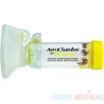 AeroChamber Plus Flow-Vu Medium Mask Sarı Maskeli (1-5 Yaş) - Görsel 3