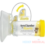 AeroChamber Plus Flow-Vu Medium Mask Sarı Maskeli (1-5 Yaş) - Görsel 5